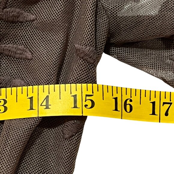 Wishlist Taupe Brown S Romper – Boho vibe Embroidered Cottage core Festival Read - Picture 5 of 9